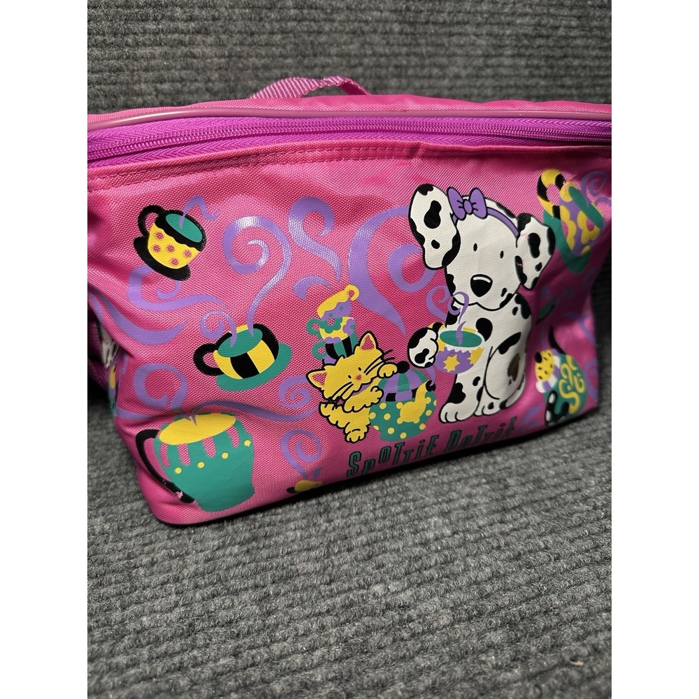 Vintage 1996 Sanrio Spottie Dottie‎ Sassy Cat Insulated Lunch Bag SANRIO Rare